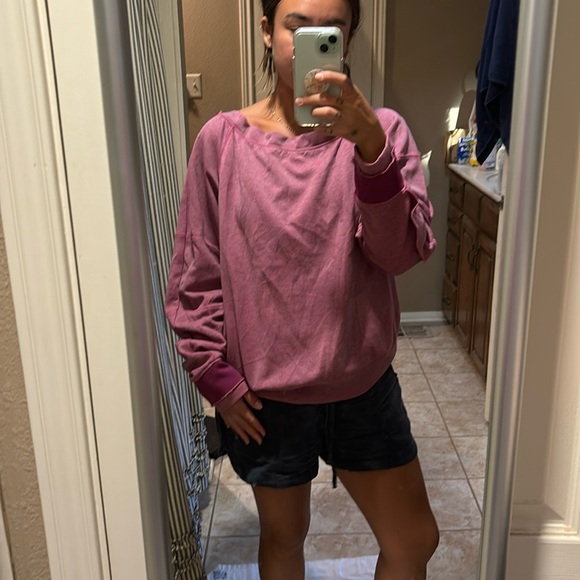 Free People Tops - Super soft free people movement ruffle sweatshirt